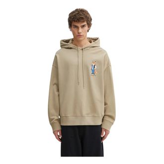 Maison Kitsun&eacute; Sudadera Oversize Dressed Fox - Sweatshirts & Hoodies - Hombre - Marr&oacute;n - L