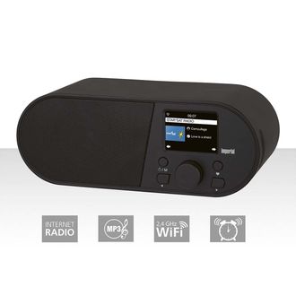 Imperial I105 Radio Por Internet Wlan Con Pantalla En Color De 2,4 Pulgadas Negro