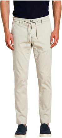 Mason's Milano Jogger Travel - Heren - Slim Fit Broeken - Beige - XL - Katoen - Broeken