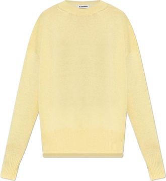 Jil Sander Cashmere Trui met Relaxte Pasvorm - Dames - Cashmere truien - Geel - S - Truien & Vesten