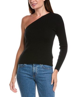 The Cashmere Project The Cashmere Project One-Shoulder Cashmere Sweater