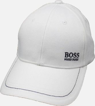 HUGO BOSS Mens Hugo Boss Small Logo Cap 1 White/Black - Size: OS