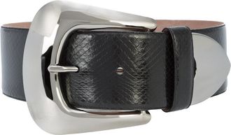 Nina Ricci metal tip belt - Nero