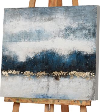 Schubiger M&ouml;bel Bild Farbkomposition in Weiss und K&ouml;nigsblau 2