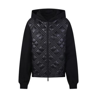 Moncler Hoodies & sweatvesten, Dames, Zwart, M, Zip-up vest
