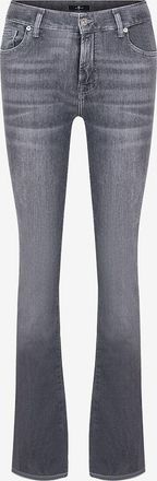 7 For All Mankind Ausgewaschene Jeans Bootcut Heritage Soho Grey
