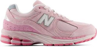 New Balance Unisex 2002R en Rosa/Gris, Gamuza/Malla, Talla 38.5