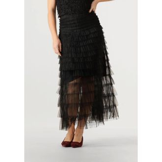 Co'Couture Dames, Rokken, Zwart, Maat: XS Poliester