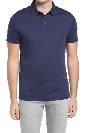 Robert Barakett Mens Georgia Pima Cotton Polo in Blue Night at Nordstrom, Size Xx-Large