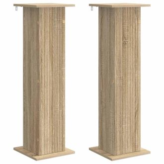 vidaXL Soporte De Plantas 2 Pcs Roble Sonoma 30,5 X 30 X 100,5 Cm Vidaxl