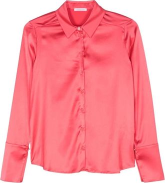 Patrizia Pepe Shirts - Dames - Overhemden - Roze - S - Overhemden