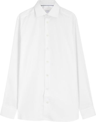 Eton Cotton-twill Shirt - White - 40 (C15.75 / M)