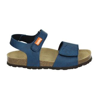 Kipling Schoenen, Dames, Blauw, 40 EU, Leer, Verstelbare Sandaal Blauwe Rubberen Zool