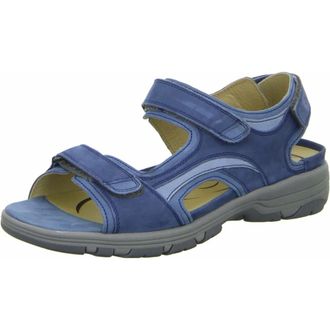 Waldl&auml;ufer Herki Komfort Sandaal - Dames - Schoenen - Blauw - Maat: 35 1/2 EU Leer