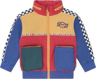 Huxbaby Retro Motosport Windbreaker in Multi at Nordstrom, Size 6-12M Au