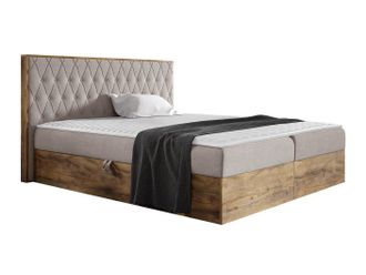 Mirjan24 Cama Continental Navis Ii, Faro 20, Continental, Doble, 140x200, Tapiz, Somieres, 148x208x103cm