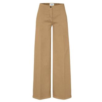 Toni Dames, Broeken, Beige, Maat: M