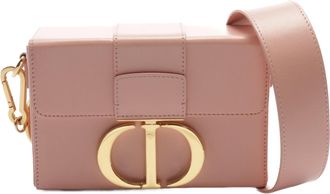 Dior Pre-owned Womens Cd Signature Box Crossbody Bag - Pink Leather - One Size