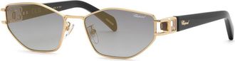 Chopard SCHM13S 300G Mens Sunglasses Gold Size 58