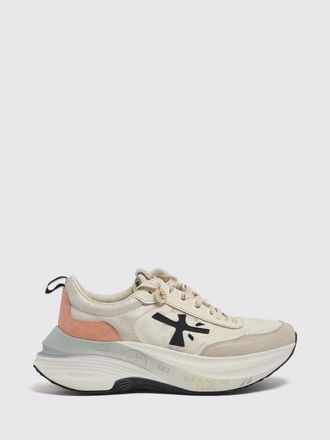 Premiata Hill Nylon and Suede Sneakers with Chunky Sole