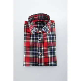 Baldinini Multicolor Cotton Men Mens Shirt