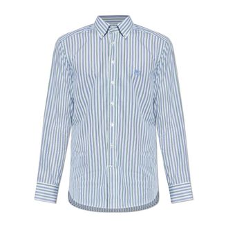 Etro Etro, Casual Shirts, male, Blue, Size: 4XL Shirt with striped pattern