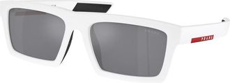 Prada Linea Rossa PS 02Zsu - Heren - Zonnebrillen - Wit - 58 MM - Accessoires