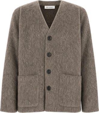 Our Legacy Cardigans - Heren - Vesten - Grijs - M - Truien & Vesten