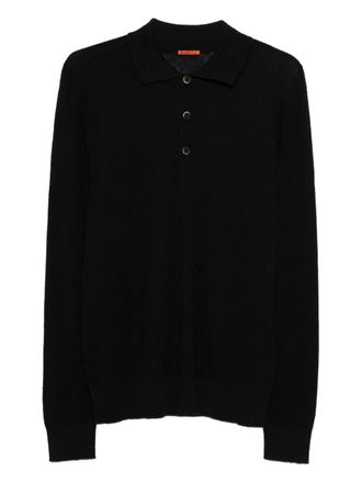 Barena long-sleeve polo shirt - Nero