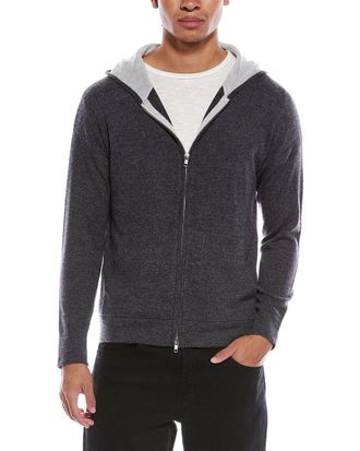 Brodie Zip Wool & Cashmere-Blend Hoodie