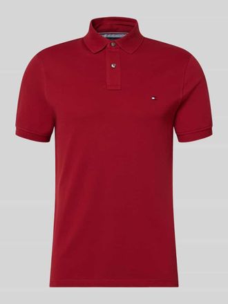 Tommy Hilfiger Regular Fit Poloshirt aus Baumwoll-Mix in Rot, Gr&ouml;&szlig;e XXL
