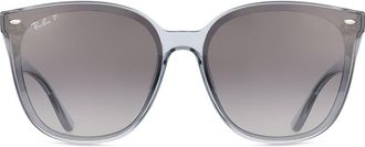 Ray-Ban RB4423D Asian Fit Polarized 6592T3 Mens Sunglasses Blue Size 66