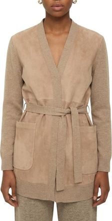 Max Mara Brown V Neck Cardigan