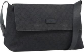 Gucci Pre-owned Borsa a Spalla Vintage GG Canvas - - Pre-owned - Donna - Nero - ONE SIZE