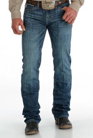Cinch Mens Ian Bootcut Jeans In Medium Wash