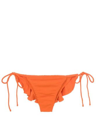 Clube Bossa Slip bikini Malgosia con ruches - Arancione