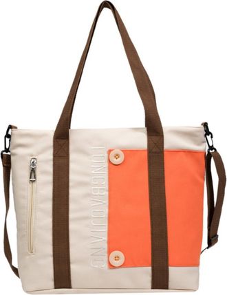 Yarnow Large Capacity Canvas Tote Bag for Women Multi-function Foldable Shopping Pouch with Strong Stitching Crossbody and Handheld for Outdoor School Travel