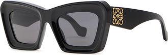 Loewe Cat-eye Womens Designer Sunglasses - Black - One Size