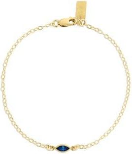 Set & Stones Marquise Birthstone Bracelet in Gold /September at Nordstrom