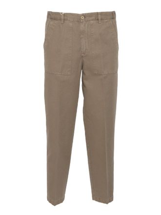 BRIGLIA 1949 Relaxed Tapered Straight-Leg Pants