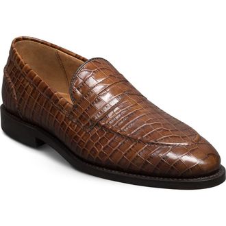 Allen Edmonds RANDOLPH2.0 in Chili Croco Leather at Nordstrom, Size 10.5