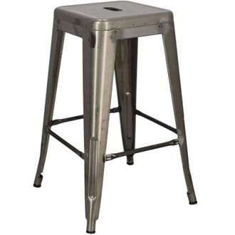 OEM Taburete De Bar Paris 66 Cm Insp.taburete De Bar Tolix Metallic