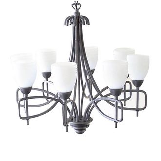 Netlighting Ortona Pendant 8 Light E14 Russet Brown