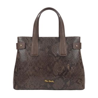 Pierre Cardin D223 Handtas - Dames - Tassen - Bruin - Maat: ONE Size Leer