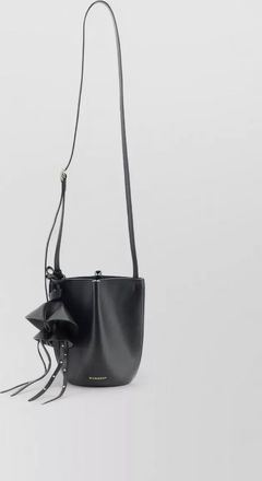 Givenchy nano leather bucket bag removable strap