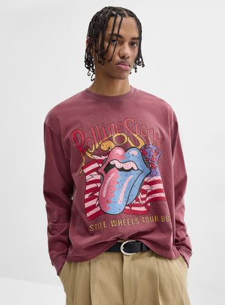 Djab Mens 89 Rolling Stones Tour T-shirt Imported from Seoul