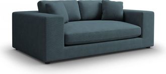 CXL by Christian Lacroix Sofá 3 plazas de pana azul