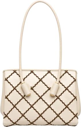 Themoir&egrave; Medium Tote Bag - Dames - Shoppers - Beige - ONE Size - Leer - Tassen