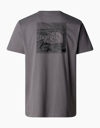 The North Face Mens The North Face Mens T Shirts Box NSE Celebration Crew Neck Graphic Print Summer Tee - Grey - Size: 36
