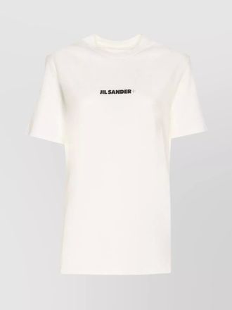 Jil Sander logo print cotton t-shirt